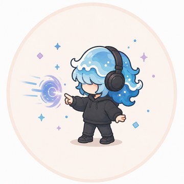 動態特效：角色手上浮現流動的光效